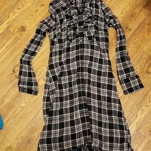 Plaid converse dress